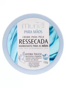 Muriel Creme Hidratante Hydra Touch 150g mãos ressecadas toque aveludado