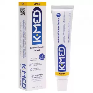 Gel Lubrificante Íntimo K-Med 25g hidratante portátil