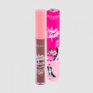 Vizzela Batom Líquido Border Collie Dog Lovers 3,5g matte vegano