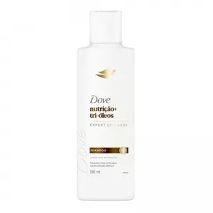 Dove Shampoo 190ml Nutrição Tri-Óleos cabelos secos brilho antifrizz