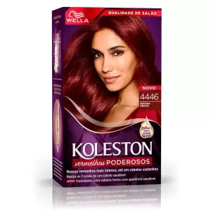 Koleston Tintura 4446 Borgonha Vibrante 125g hidratante nutritiva
