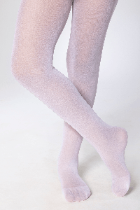 Meia-Calça Infantil Lobinha Lupo Fio 20 Tamanho G leveza conforto Branco