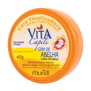 Muriel Cera Finalizadora Vita Capili Cera de Abelha 40g modeladora hidratante