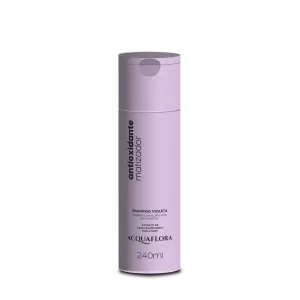 Shampoo Acquaflora Violeta Antioxidante Matizador 240ml proteção-da-cor hidratação-intensa