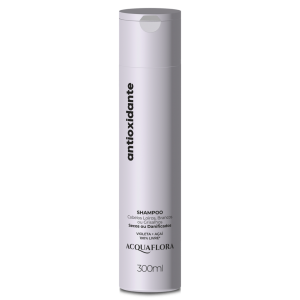 Shampoo Acquaflora Antioxidante Cabelos Secos ou Danificados – Sem Sal, Hidratação Profunda, Brilho Intenso