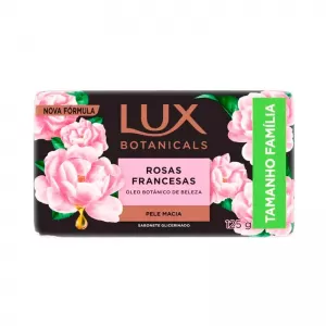 Lux Sabonete Barra Botanicals Rosas Francesas 125g hidratante perfumado