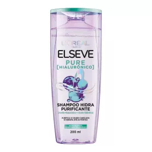 Elseve Shampoo Pure Hialurônico 200ml hidratante purificante