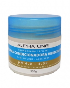 Máscara de Hidratação Profunda Alpha Line Cronograma Capilar 350g nutritiva antioxidante