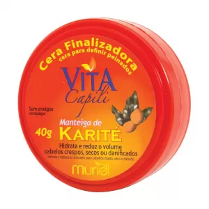 Muriel Cera Finalizadora Vita Capili Manteiga de Karité 40g modeladora hidratante