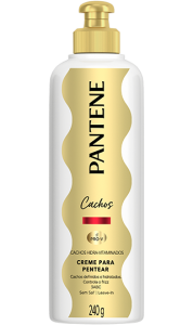 Creme para Pentear Pantene Cachos Definidos 240g hidratante antifrizz