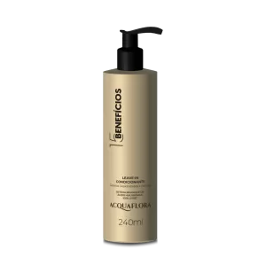 Leave-In Acquaflora 15 Benefícios 300ml hidratação intensa proteção térmica
