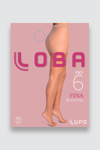 Meia-Calça Lupo Fio 6 G invisível conforto elasticidade cor preta