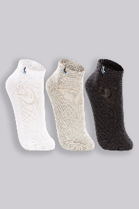Meia Lupo Curta Masculina G conforto respirabilidade kit 3 pares cor mista