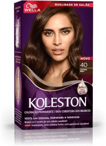Koleston Tintura 40 Castanho Médio 125g hidratante nutritiva
