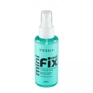 Vizzela Fixador Maquiagem Real Fix 100ml alta fixação hidratação antioxidante