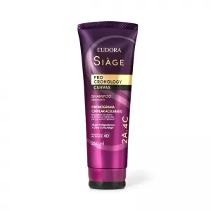 Eudora Siàge Pro Cronology Curvas Shampoo 250ml hidratante fortalecedor