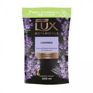 Lux Refil Sabonete Líquido Botanicals Lavanda 200ml hidratante relaxante