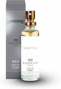 Perfume Amakha Paris Imortal 15ml masculino amadeirado aquático