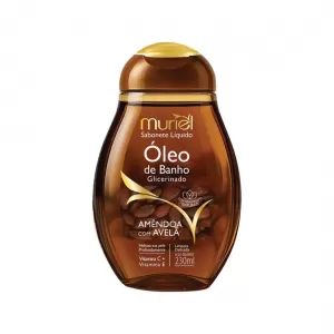 Muriel Óleo de Banho Glicerinado Amêndoa com Avelã 230ml hidratante nutritivo