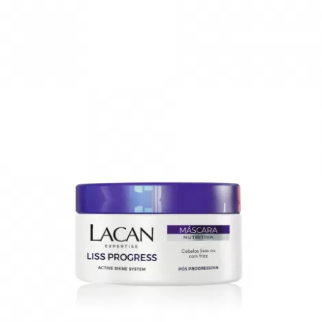 Máscara Capilar Nutritiva Lacan Liss Progress 300g brilho-intenso antifrizz