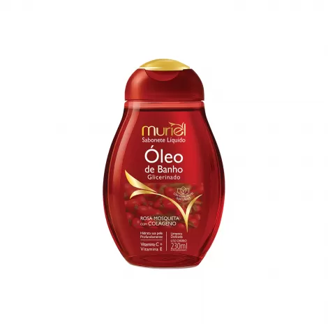 Muriel Sabonete Líquido Óleo Rosa Mosqueta com Colágeno 230ml hidratante regenerador