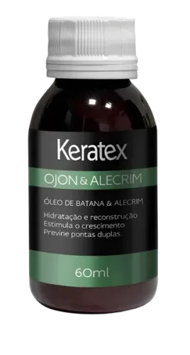 Óleo Capilar Keratex Ojon e Alecrim 60ml hidratação fortalecimento