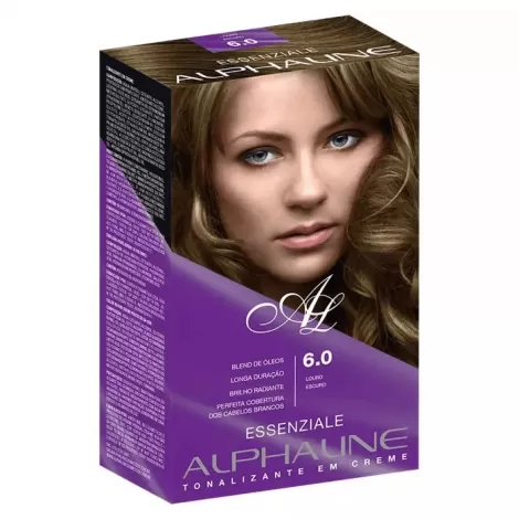 Alpha Line Tonalizante Essenziale 6.0 Louro Escuro 40ml hidratante antioxidante