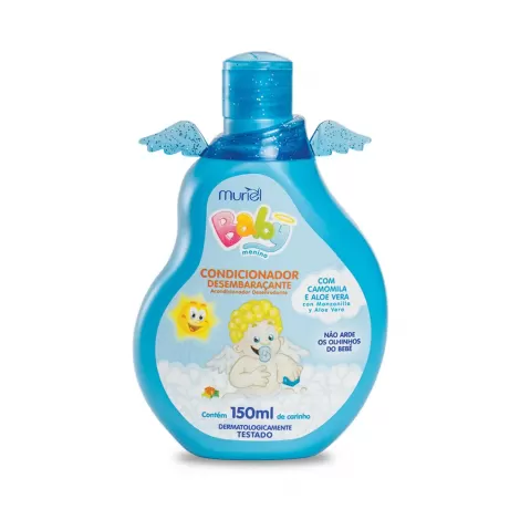 Condicionador Baby Menino Muriel 150ml hidratação desembaraço