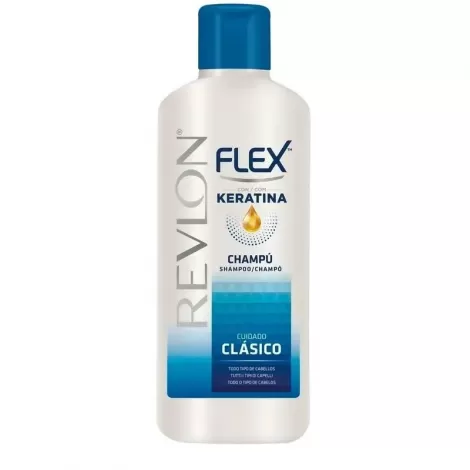 Revlon Flex Keratina Shampoo 650ml cuidado clásico