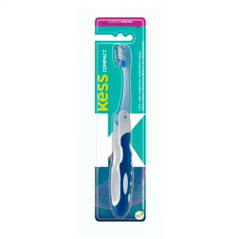 Kess Escova Dental Compact Macia limpeza suave conforto gengival