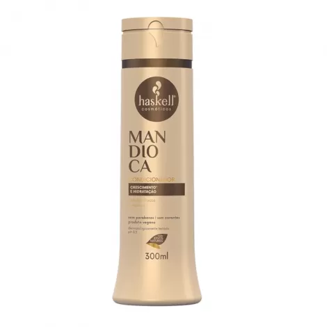 Condicionador Haskell Mandioca 300ml fortalecedor hidratante