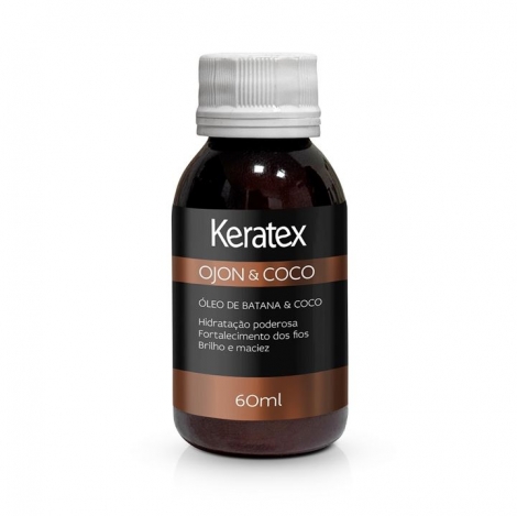 Óleo Capilar Keratex Ojon e Coco 60ml hidratação reparação