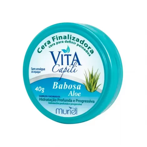 Muriel Cera Finalizadora Vita Capili Babosa 40g hidratante modeladora