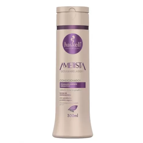 Condicionador Haskell Ametista Desamarelador 300ml hidratante neutralizador
