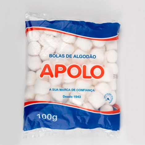 Algodão Apolo Bola 100g macio absorvente