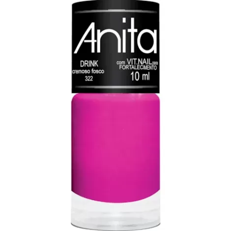 Esmalte Anita Fosco Drink 10ml fosco elegante duradouro