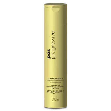 Condicionador Pos Progressiva Acquaflora 300ml nanocristalização hidratação profunda