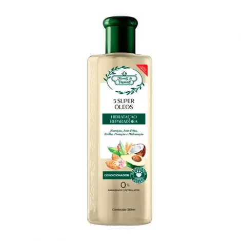 Flores & Vegetais Condicionador Hidratação Reparadora 300ml nutritivo regenerador