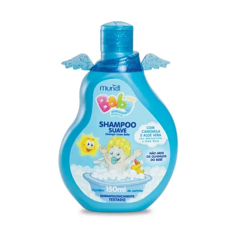 Shampoo Infantil Muriel Baby Menino 150 ml hipoalergénico suave