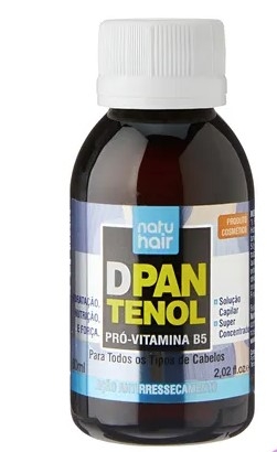 Óleo NatuHair D-Pantenol 60ml hidratação fortalecimento