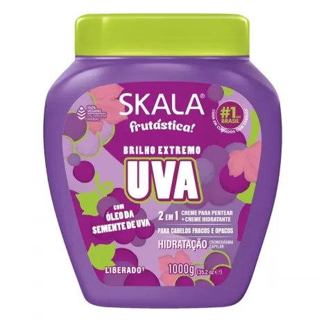 Creme de Tratamento Skala Uva 1kg hidratação nutrição