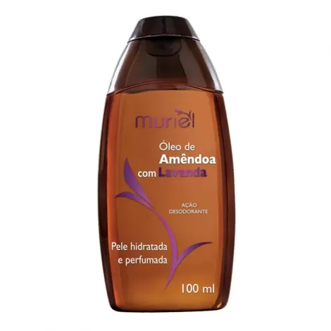 Muriel Óleo Corporal Amêndoas com Lavanda 100ml hidratante desodorante