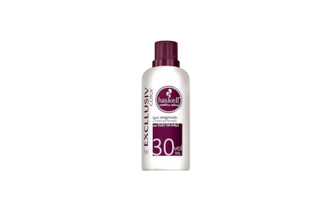 Água Oxigenada Cremosa Haskell Excllusiv Color 30 Volumes 75ml hidratação brilho
