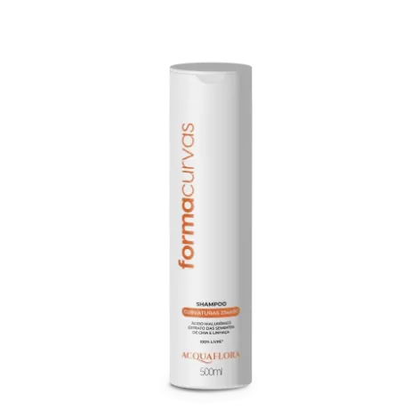 Shampoo Acquaflora Forma Curvas 500ml hidratação intensiva definição natural