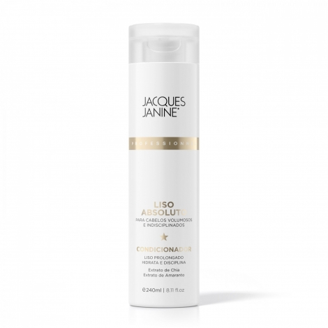 Condicionador Jacques Janine Liso Absoluto 240ml hidratante antifrizz