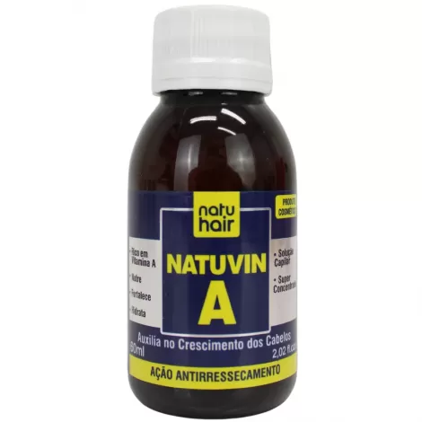 Óleo Capilar NatuHair Natuvin A 60ml crescimento hidratação