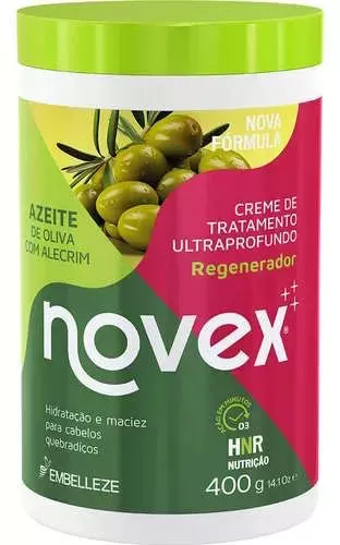Novex Azeite de Oliva Creme Tratamento 400g hidratação nutrição