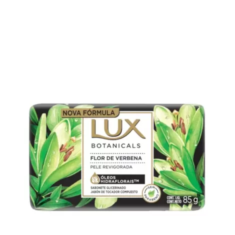 Lux Sabonete Barra Botanicals Flor de Verbena 85g hidratante revigorante