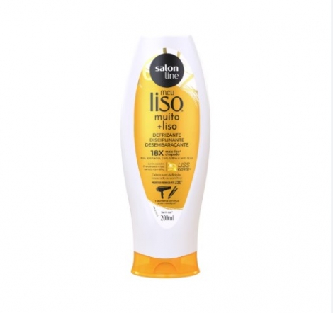 Defrizante Protetor Térmico Salon Line Meu Liso Muito+Liso hidratação antifrizz