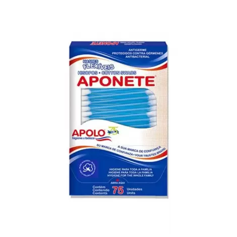 Hastes Flexíveis Aponete 75 unidades seguras macias